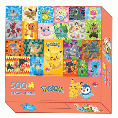 จิ๊กซอว์กล่อง Pokémon 500 ชิ้น โปเกมอนกับพลังพิเศษ